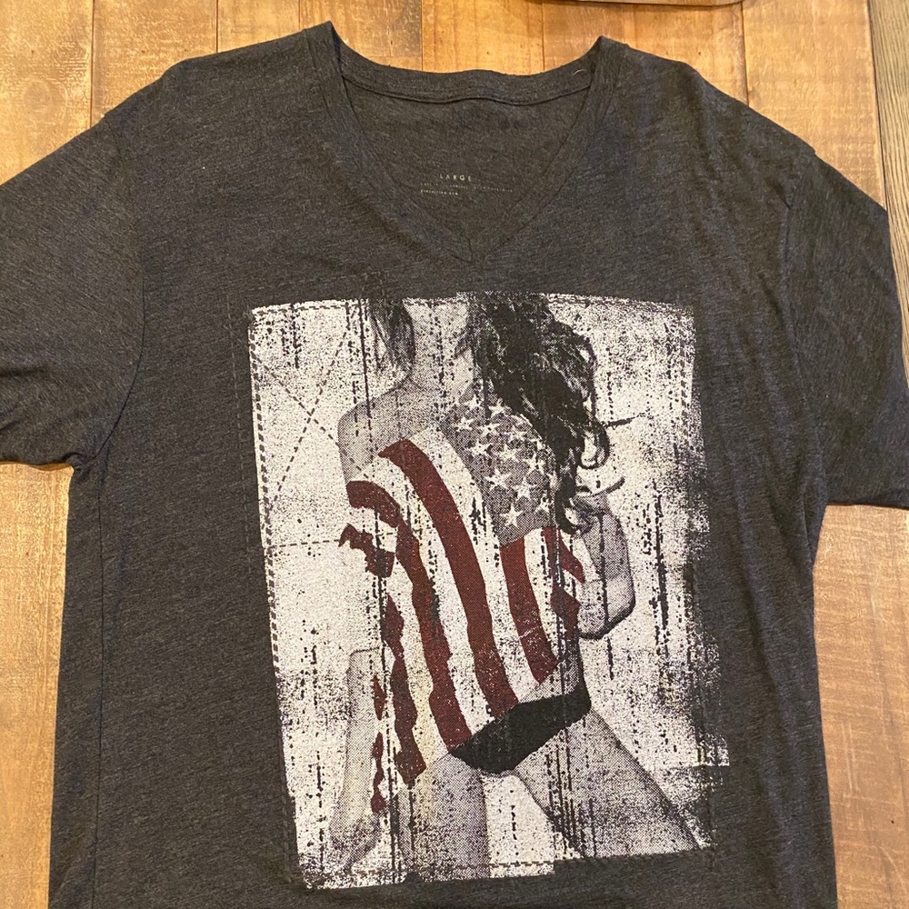 Kinetix American girl flag t shirt